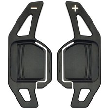 Schaltwippen Shift Paddles passt zu Audi A1 8X, Q3 8U, Q5 SQ5 8R, Q7 4L Schwarz