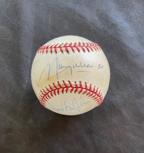 LEONARD COLEMAN JR. NATIONAL LEAGUE BASEBALL HANDSIGNIERT WILLS TORBERG DAVIS   - Bild 1 von 6