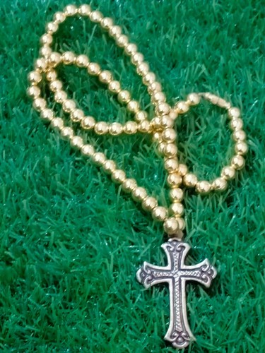 Set Of 2 Nautical Vintage Antique Gold With Brass Jesus Locket Best Gift Item - Picture 5 of 6