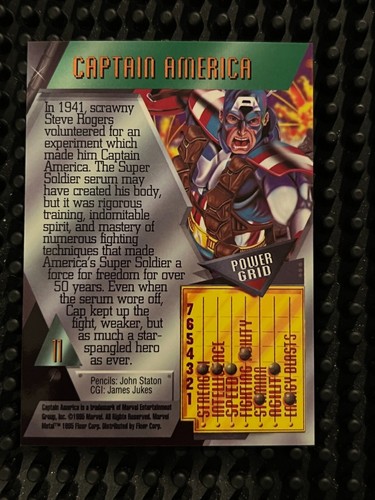 1995 Fleer Marvel Metal Trading Cards Complete Your Set U PICK Marvel Comic - Picture 24 of 280
