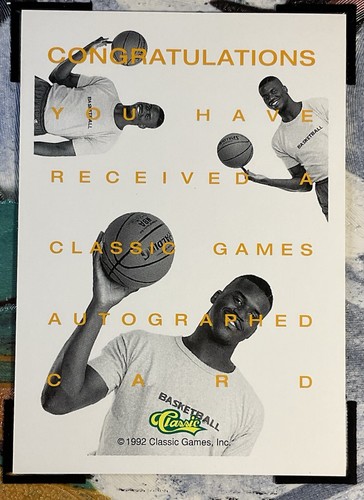 1992 CLASSIC DRAFT PICK GOLD SHAQUILLE O'NEAL ROOKIE AUTOGRAPH #38/8500 RARE - Picture 4 of 13