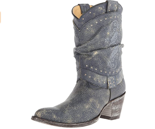 Neu Yippee Kay Yay by Old Gringo Damen Teresita Westernstiefel marineblau Leder Gr. 8 - Bild 2 von 7