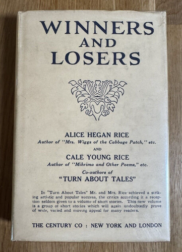 Winners and Losers 1925 Alice Hegan Rice & Cale Young Rice Short Stories - Imagen 2 de 23
