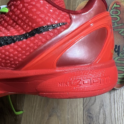 Sz 10 Nike Zoom Kobe 6 Reverse Grinch Preowned FV4921-600 - Picture 21 of 24
