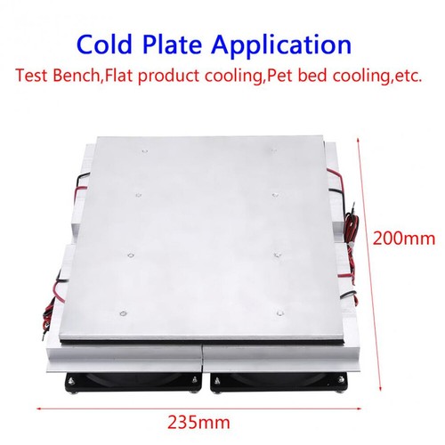 Raffrescatore a semiconduttore 240W 12V piastra fredda termoelettrica Peltier - Foto 6 di 6