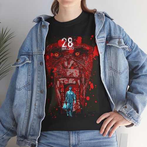 28 Days Later Movie T Shirt Unisex Heavy Cotton Tee - Picture 34 of 133