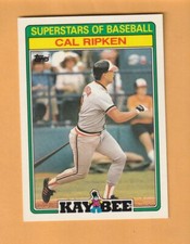Cal Ripken Baltimore Orioles 1988 Kay-Bee #25 HOF 3Y
