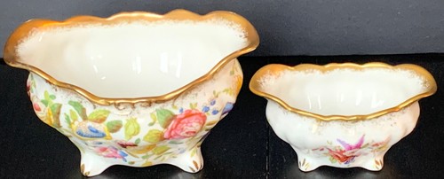 Vintage Hammersley Queen Anne Large Creamer And Sugar Bowl Set Excellent Cond - Picture 9 of 20