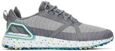 adidas Solarthon Primegreen MultiSize Unisex Spikeless Golf Grey Blue FZ1025 NEW