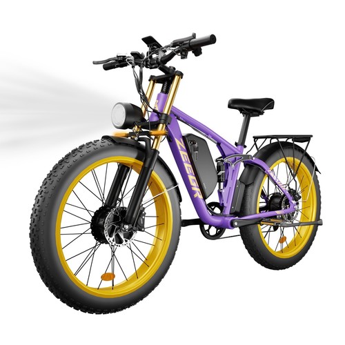 26" Electric Bike For Adults 3000W AWD 37MPH E-Bike Mountain Bicycle Fat Tyre US - Picture 67 of 84