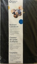 Business Card Holder, 192 Capacity, Black by Corporate Express 