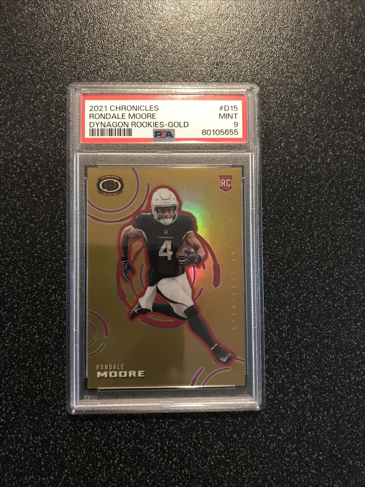 Rondale Moore Panini Chronicles Dynagon Rookies #D15 Gold
