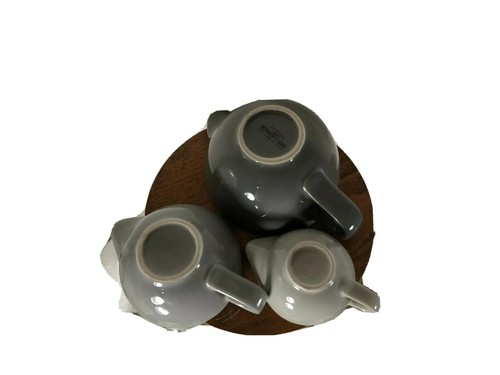 Mason Cash Measuring Cups Ceramic Set of 3 Shades of Gray DEC2020 - Picture 8 of 12