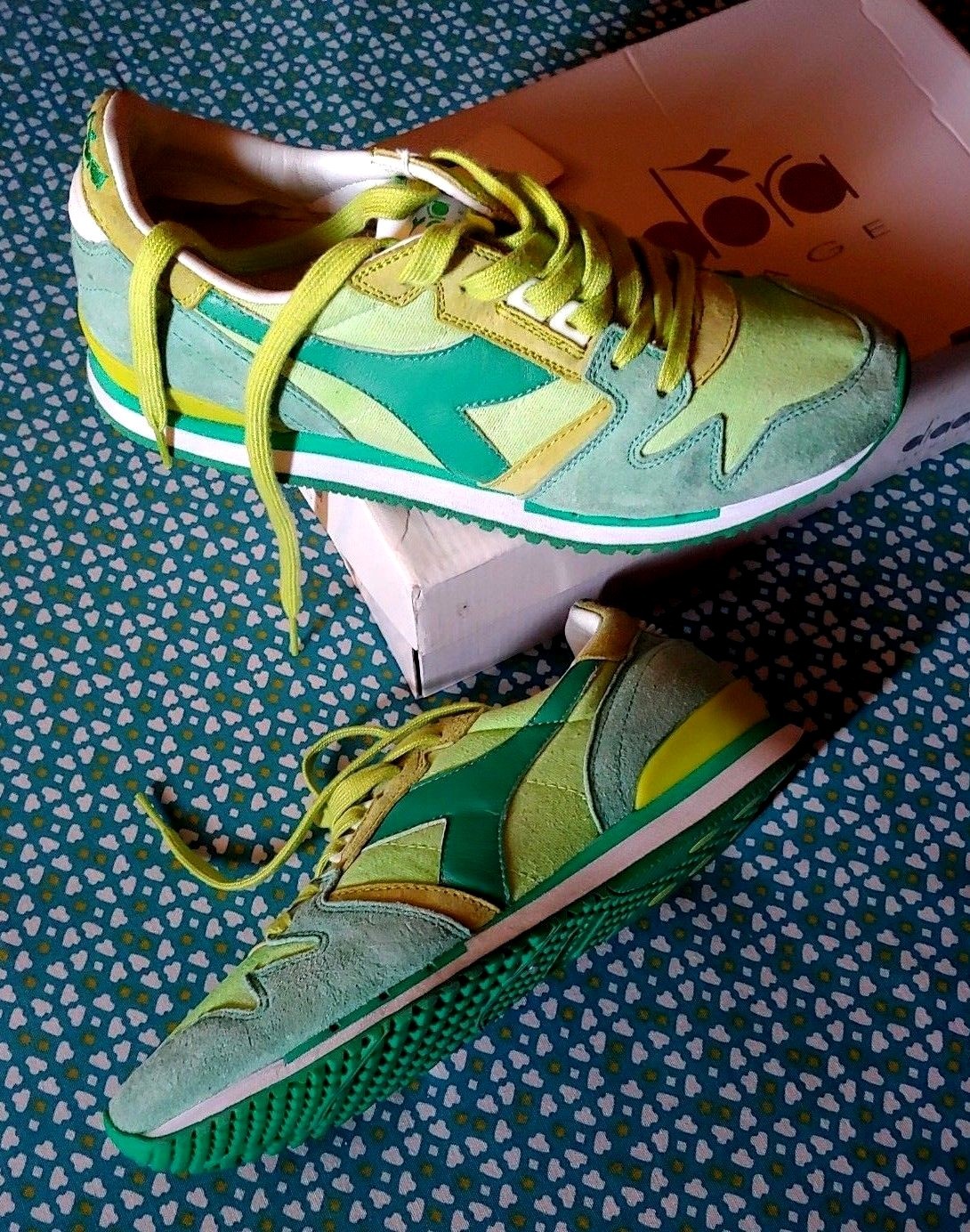 schuhe Turnschuhe DIADORA heritage EXODUS TG.42-8 made in NEW RARE schuhe Turnschuhe DIADORA heritage EXODUS TG.42-8 made in NEW RARE