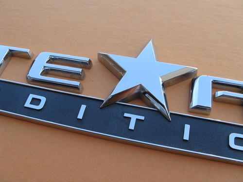 14 15 16 17 18 19 GMC SIERRA SILVERADO TEXAS EDITION SIDE (1) EMBLEM LOGO A44481 - Picture 3 of 5