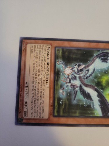Yu-Gi-Oh! TCG Bujingi Crow Shadow Specters SHSP-EN023 Unlimited Rare - Picture 2 of 6