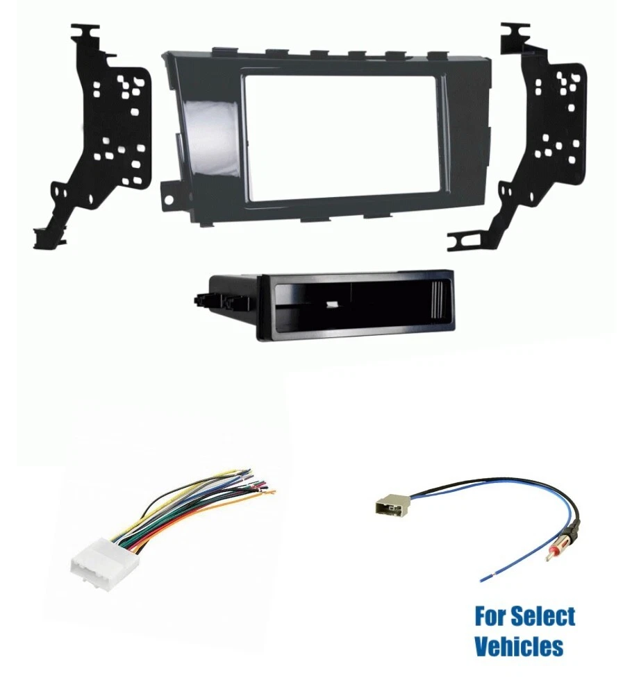 Car Stereo Radio Install Dash Kit Wire Combo for 2013 2014 2015