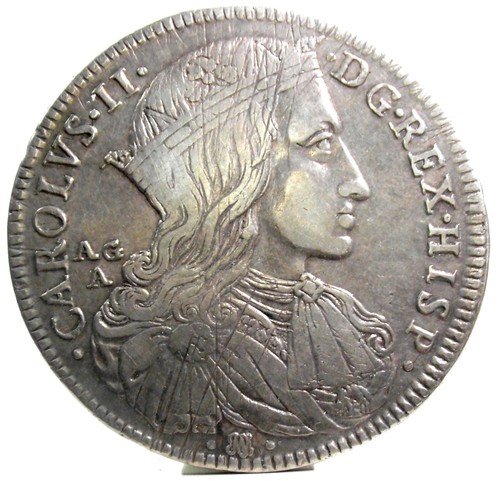 NAPOLI-Campania (CARLO II di Spagna) DUCATO 1689 - Picture 1 of 10