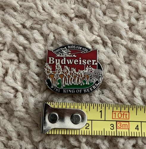 Budweiser Pin The King Of Beers This Buds For You No Pin back - Picture 5 of 6