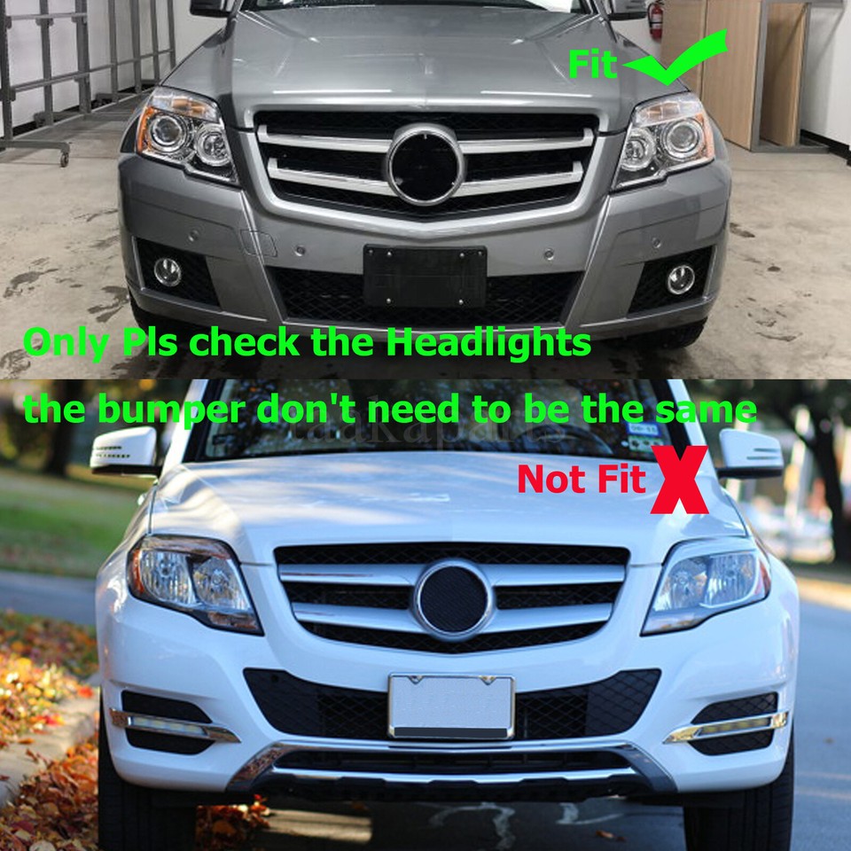 Front Bumper Grille Grill for Mercedes Benz GLK350 2010-2012 W/O Emblem ...