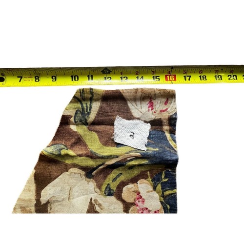 2 Pcs of Ralph Lauren Home Heatherberry Sage Linen Floral Fabric Retired - Picture 7 of 12