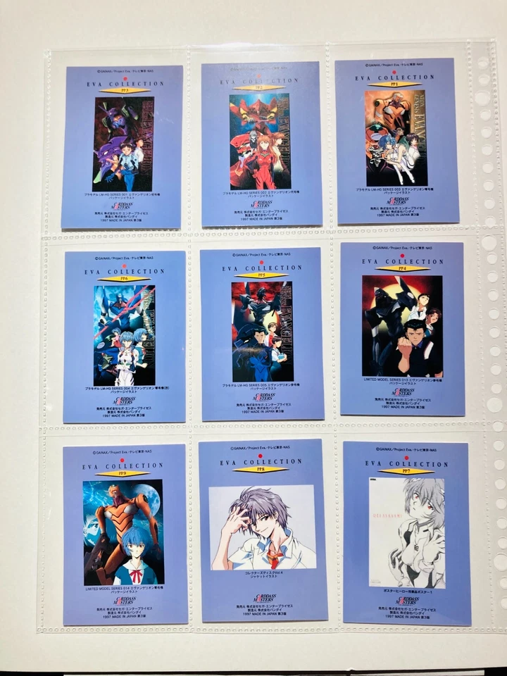 Rei Ayanami Evangelion Carddass PP1-9 complete 1997 From Japan SEGA Bandai - Image 2 of 4