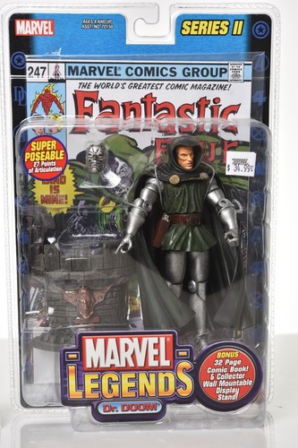 Toybiz Marvel Legends Series II 2 Dr Doom Toy Biz Sealed 2002 NIP NEW - Imagen 2 de 5