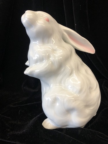 Set2 figuras japonesas Arita yaki par de conejos - Imagen 9 de 9