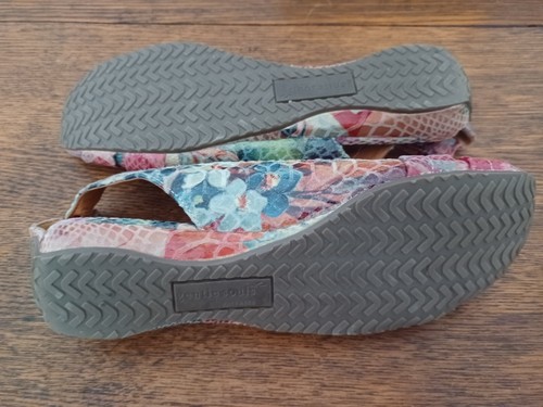 Gentle Soles by Kenneth Cole "It's So Fun" Leather Weave Slingback Flat Size 7 M - Picture 6 of 7