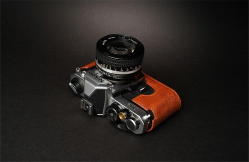Nikon FM2 FM Echtleder Half Case Kamera Retro Cover Einsatz TP Handmade - Bild 11 von 18
