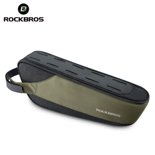 ROCKBROS Set Borsa Bici da Ciclismo Strada 1,4L Borsa Telaio Biciciclo / 0,65L Borsa Tubo Superiore - Foto 12 di 17