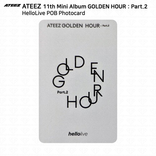 ATEEZ 11. Mini Album Goldene Stunde Teil.2 POB Fotokarte TOKTOQ MS SW WM Everline - Bild 58 von 131