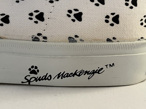 1986 Spuds Mackenzie Anheuser Busch Herren Größe 11 Hoch Turnschuhe Schuhe Vintage - Bild 7 von 24