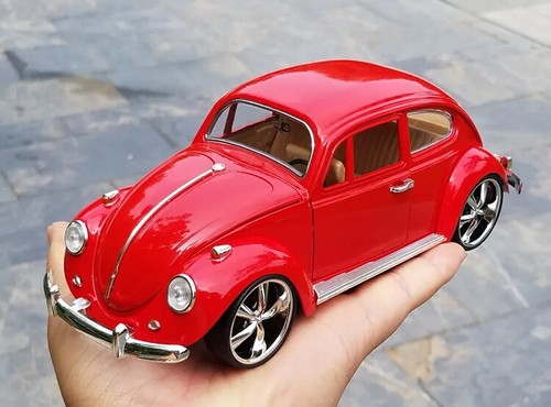 1:18 Volkswagen Beetle Classic Diecast Car Model Simulation Kids Birthday Gift - Picture 3 of 14
