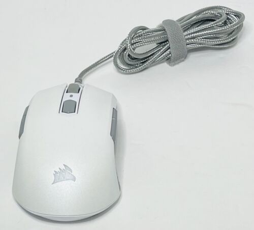 Corsair M55 RGB Pro kabelgebundene beidhändige weiße Multi-Grip-Gaming-Maus 12400 DPI - Bild 1 von 6
