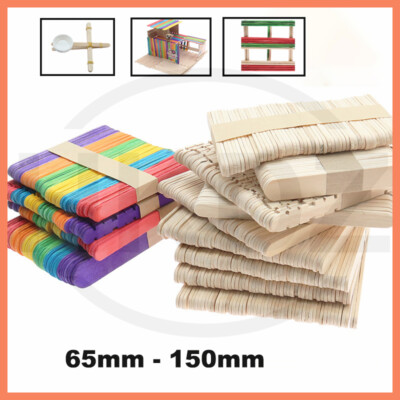Flache Eis Lolly Sticks Lutscher Basteln Modell Wachsen Holz Stick Basteln DIY
