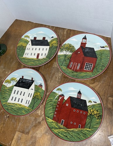 Juego de cuatro hermosos platos Brandon House Sakura Country Life - Imagen 5 de 24