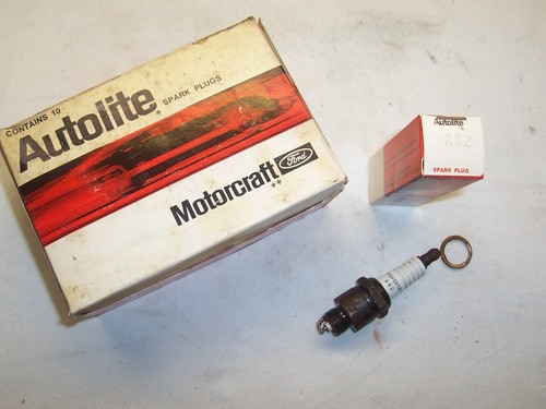 Spark Plug Set - 1956 thru 75 Chrysler, Dodge, Plymouth  383, 413 - Autolite A42 - Picture 1 of 2