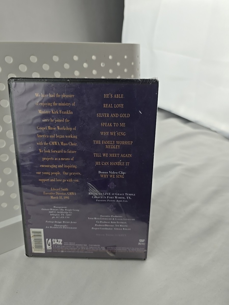 Kirk Franklin LIVE DVD Rebirth 海外版 Kirk Franklin – The Rebirth Of Kirk Franklin (Live) – DVD