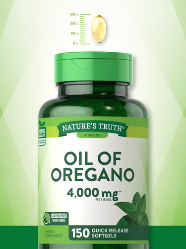 Oil of Oregano Softgels 4000 mg | 150 Count | Non-GMO | by Nature's Truth - Picture 5 of 7