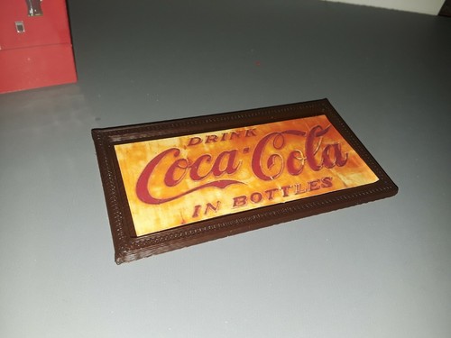 Coke Sign & Coke Clock & Coke Machine 1:24 Scale Diorama Accessory Items - Picture 4 of 6