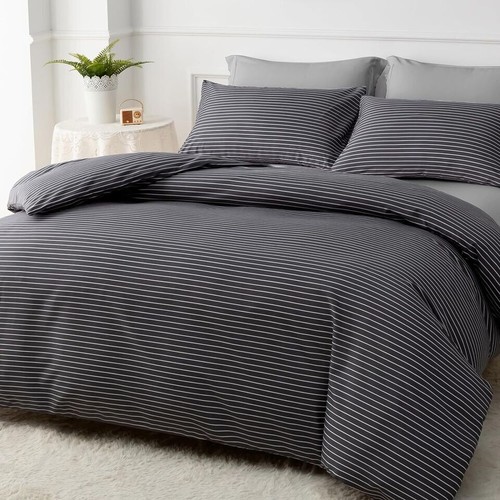100% MICROFIBER DUVET COVER SET BEDDING SET QUILT COVERS SINGLE DOUBLE KING SIZE - Picture 207 of 303