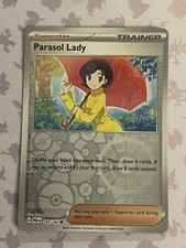 Pokémon TCG Parasol Lady Paradox Rift 169/182 Reverse Holo Common