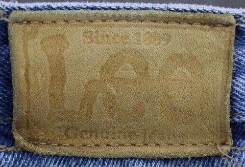 Vintage Men's Lee Jeans Straight Leg Stone Wash USA Made Sz 36x32 (Msr 35x30) - Imagen 8 de 8