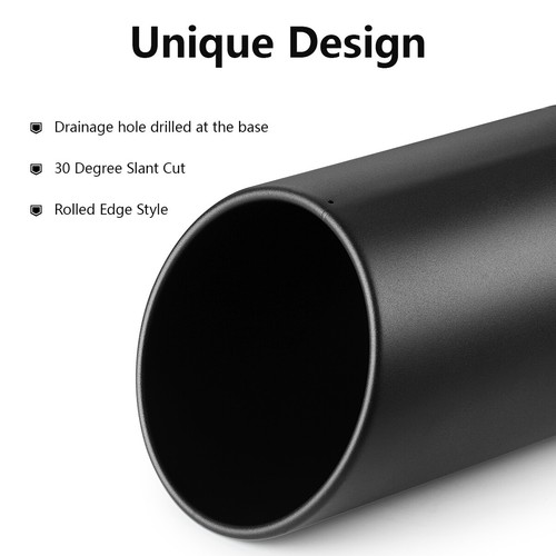 5" Inlet Bolt On Diesel Exhaust Tip 6" Outlet 15" Long Stainless Steel - Picture 7 of 21