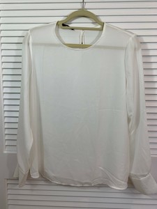 sheer ivory blouse