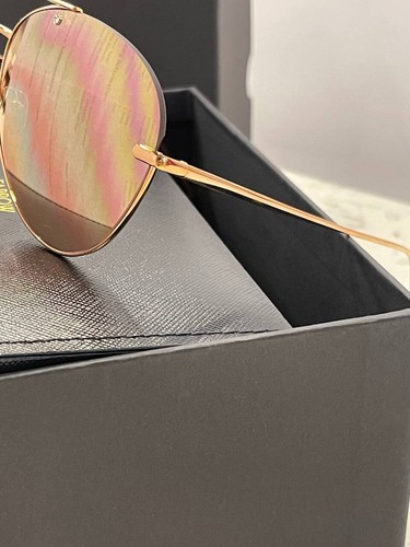 Linda Farrow Rose Gold Aviator Sunglasses Brand New Never Worn - Picture 4 of 6