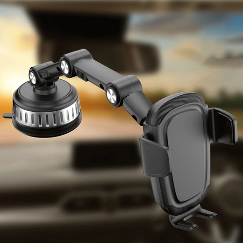 360° Rotating Car Windshield Mount Holder Bracket Stand For Cell-Phone Universal - Photo 6 sur 11