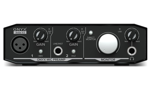 Mackie Onyx Artist 1.2 2x2 USB Audio Recording Studio Interface - Picture 1 of 10