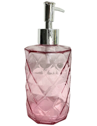 400ml Glass Lotion Liquid Soap Dispenser for Bathroom Kitchen Various Colour - Picture 10 of 53